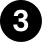 Black circle containing the number 3